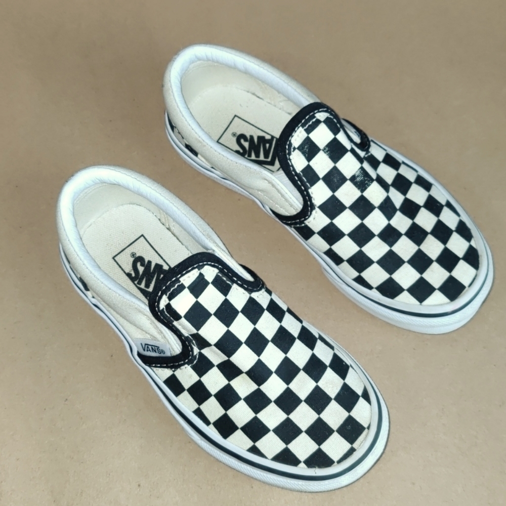 Kids checkered vans